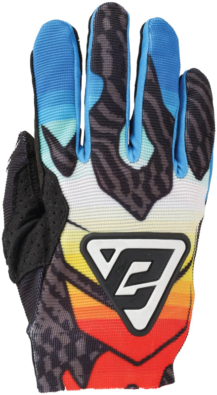 Answer 25 Aerlite Drip Gloves Black/White/Rainbow - Medium