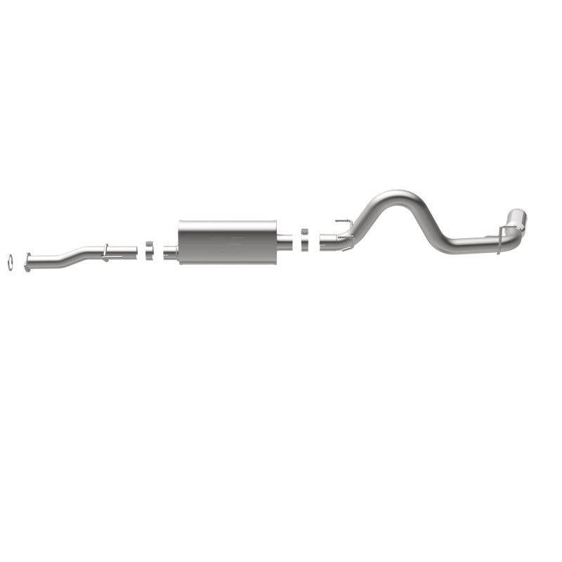 Magnaflow 19291 FITS: MagnaFlow Cat-Back 2016 Toyota Tacoma 3.5L V6 SS 3in Single Pass Side Exit Rear 4in Tip
