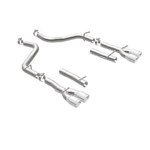 Load image into Gallery viewer, Magnaflow 19218 FITS: MagnaFlow Axle-Back, SS, 2.5in, Quad Split Rear 3.5in Tip 2015 Dodge Challenger 3.6L V6