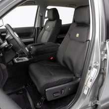 Load image into Gallery viewer, Covercraft 22 Chevrolet Silverado Carhartt PrecisionFit Custom Front Row Seat Covers - Blk