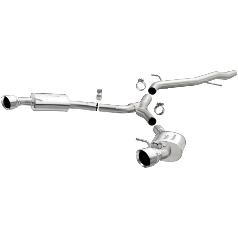 Magnaflow 19390 FITS: MagnaFlow CatBack 18-19 Audi A5 Dual Exit Polished Stainless Exhaust - 3in Main Piping Diameter