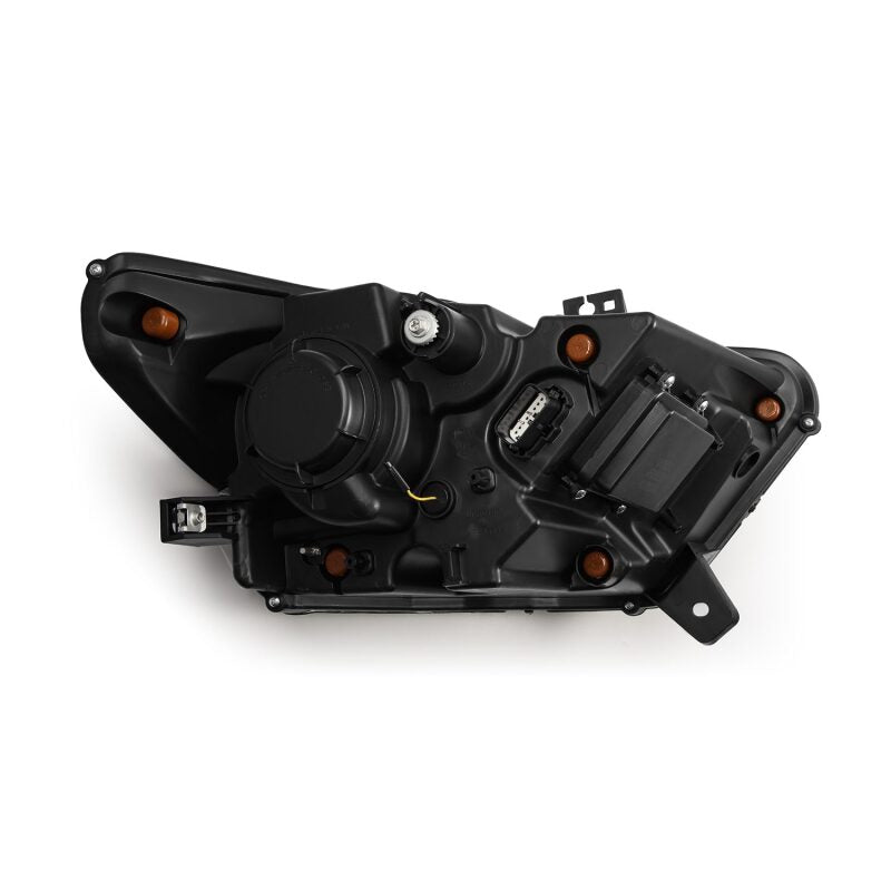 AlphaRex 880114 FITS 880114 FITS 15-17 Ford Mustang NOVA LED Proj HL Alpha-Black w/Activ Light/Seq. Signal + Switchback DRL