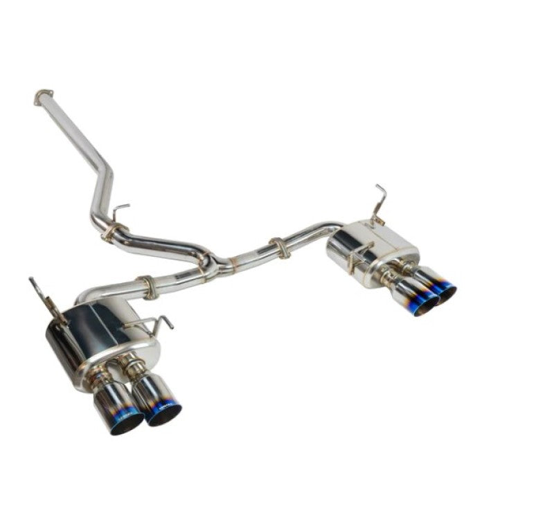 Remark RK-C4076S-02T FITS 2022+ Subaru WRX Cat-Back Exhaust w/ Burnt Stainless Tip Cover