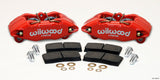 Wilwood 140-13029-R FITS DPHA Front Caliper & Pad Kit Red Honda / Acura w/ 262mm OE Rotor