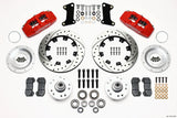 Wilwood 140-10510-DR FITS Dynapro 6 Front Hub Kit 12.19in Drilled Red 67-69 Camaro (*Line Kit Needed*)