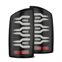 Load image into Gallery viewer, AlphaRex 641040 FITS 07-08 Dodge Ram 1500/07-09 Dodge Ram 2500+3500 Luxx-Series LED Tail Lights (Pair) Black