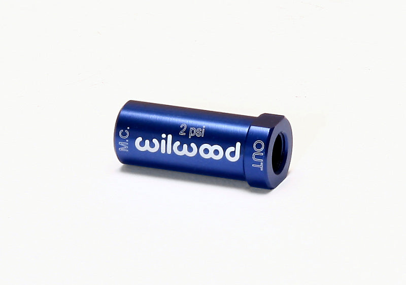 Wilwood 260-13706 FITS Residual Pressure Valve - New Style - 2# / Blue