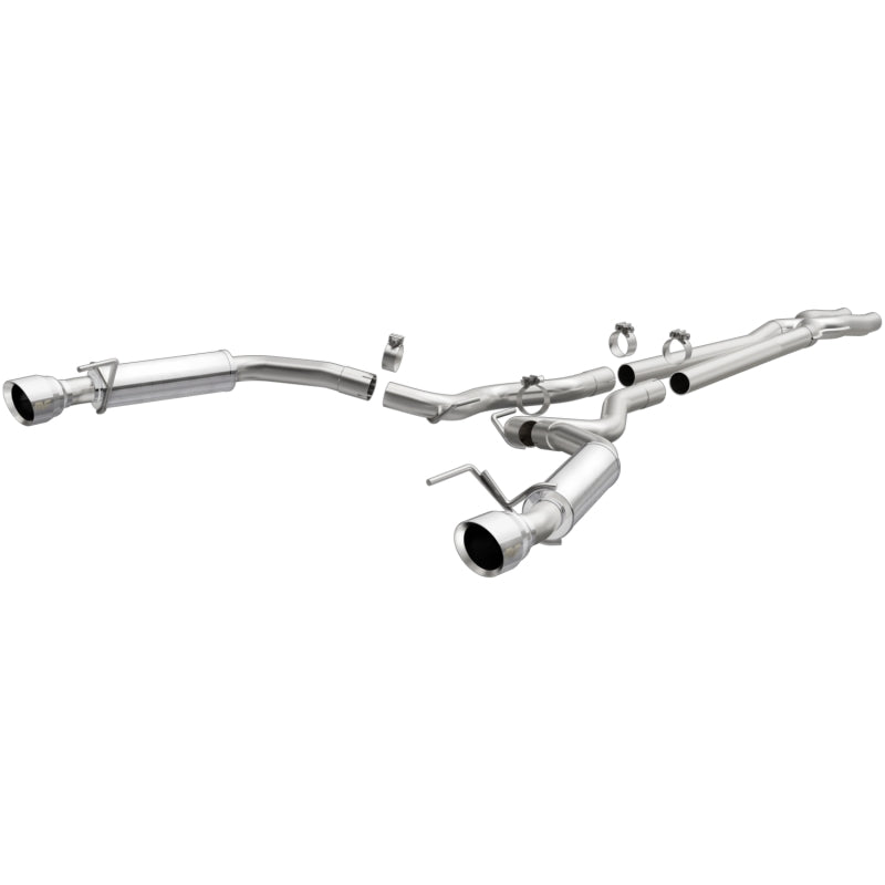 Magnaflow 19099 FITS: MagnaFlow Cat Back, SS, 2.5in, Competition, Dual Split Polished 4.5in Tips 2015 Ford Mustang V6 3.7L
