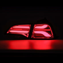 Load image into Gallery viewer, AlphaRex 601020 FITS 17-22 Tesla Model 3 PRO-Series LED Tail Lights Red Smoke w/Seq Sig