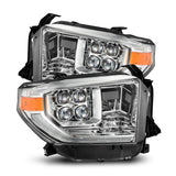 AlphaRex 880831 FITS 880831 FITS 14-21 Toyota Tundra NOVA LED Proj HL Chrome w/Actv Light & Seq. Sig + Switchback DRL