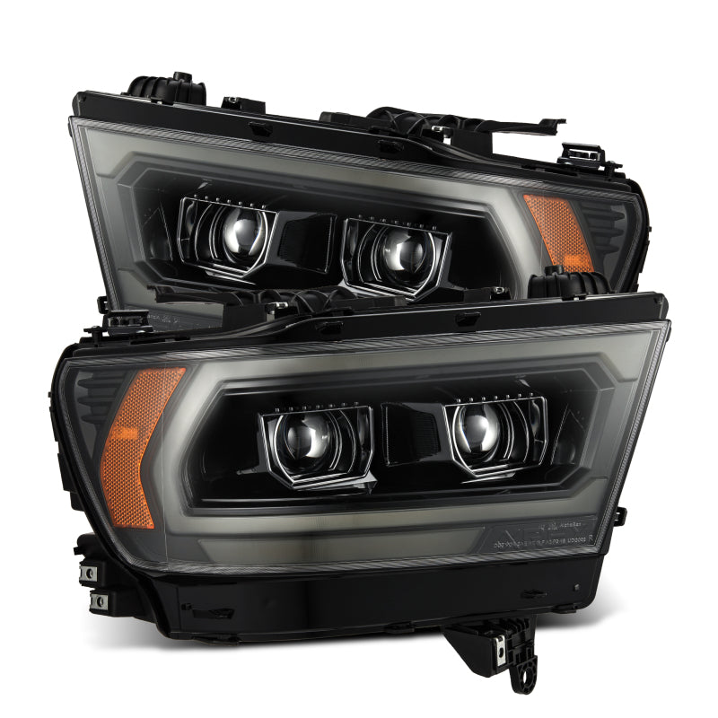 AlphaRex 880573 FITS 19-22 Dodge Ram 1500 PRO-Series Projector Headlights Alpha Black w/Seq Signal/DRL