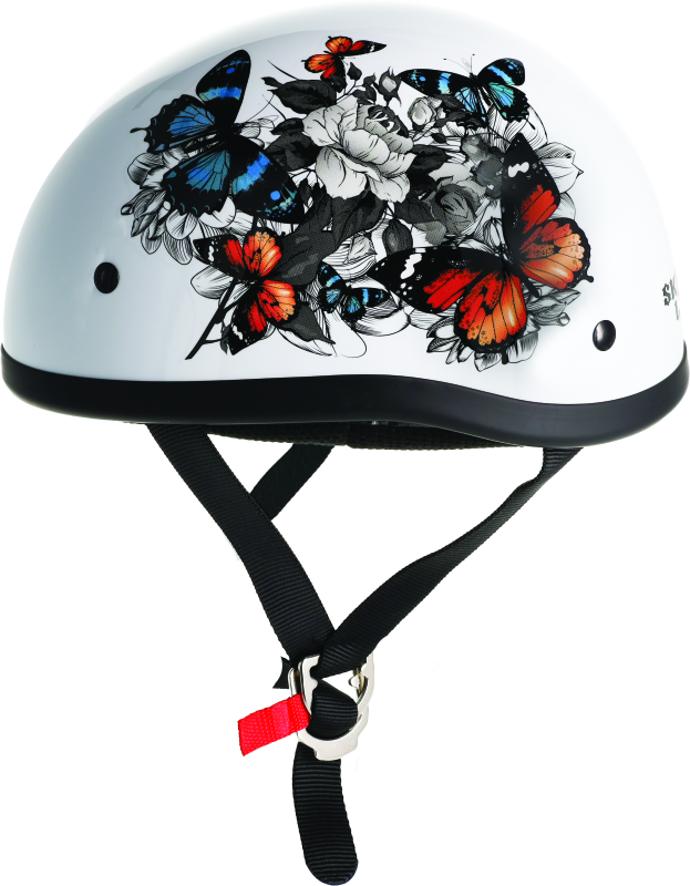 Skid Lids White Rose Original Helmet - XS