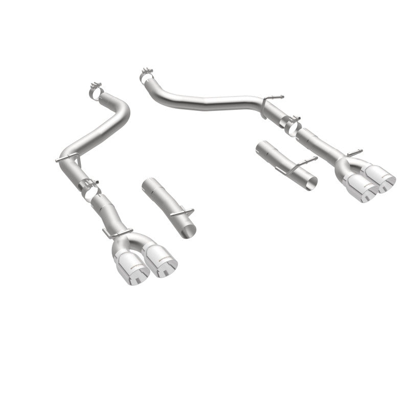Magnaflow 19218 FITS: MagnaFlow Axle-Back, SS, 2.5in, Quad Split Rear 3.5in Tip 2015 Dodge Challenger 3.6L V6