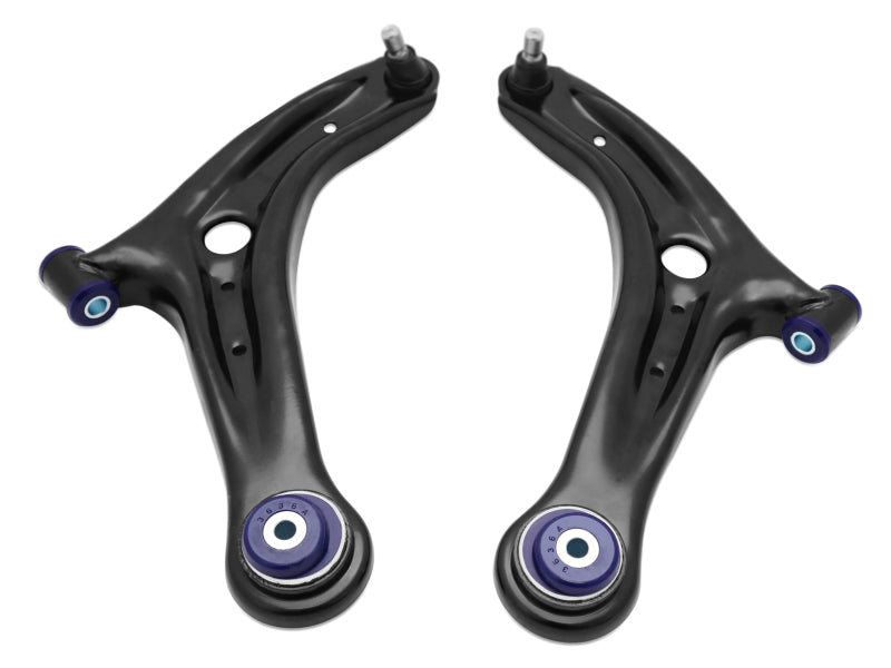 Superpro TRC1048 FITS 13-17 Ford Fiesta Complete Front Lower Control Arm Kit (Caster Increase)