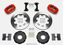 Load image into Gallery viewer, Wilwood Forged Dynalite Front Hat Kit 12.19in Drilled Red 2002 Mitsubishi Lancer