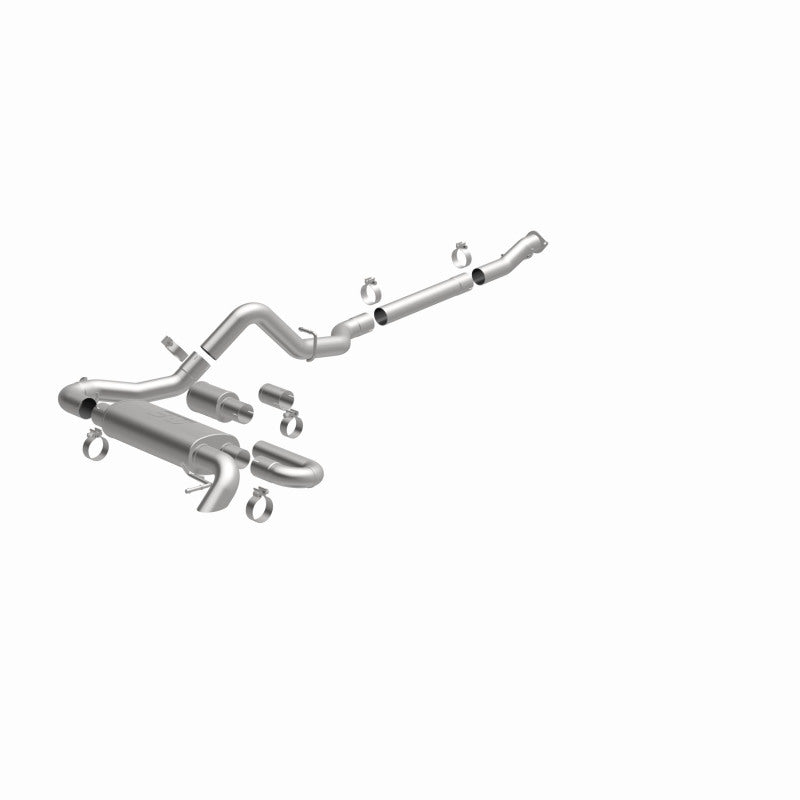 Magnaflow 19559 FITS: MagnaFlow 2021 Ford Bronco Overland Series Cat-Back Exhaust w/ Single Straight Driver Exit- No Tip