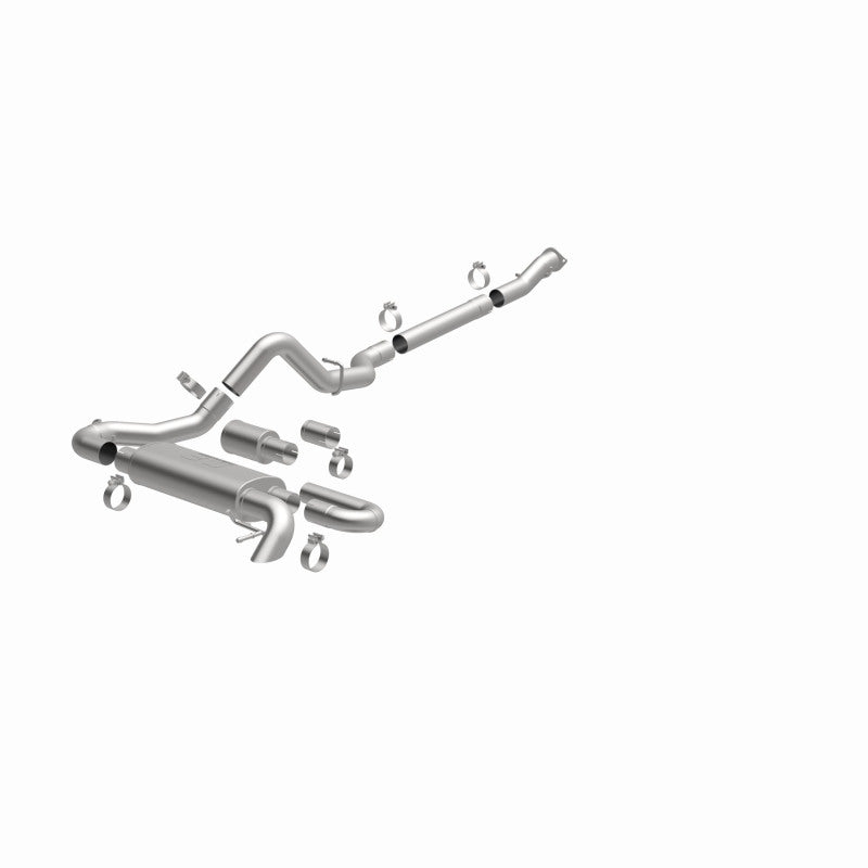 Magnaflow 19559 FITS: MagnaFlow 2021 Ford Bronco Overland Series Cat-Back Exhaust w/ Single Straight Driver Exit- No Tip