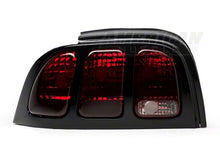 Load image into Gallery viewer, Raxiom 96-98 Ford Mustang Tail Lights- Black Housing (Smoked Lens)