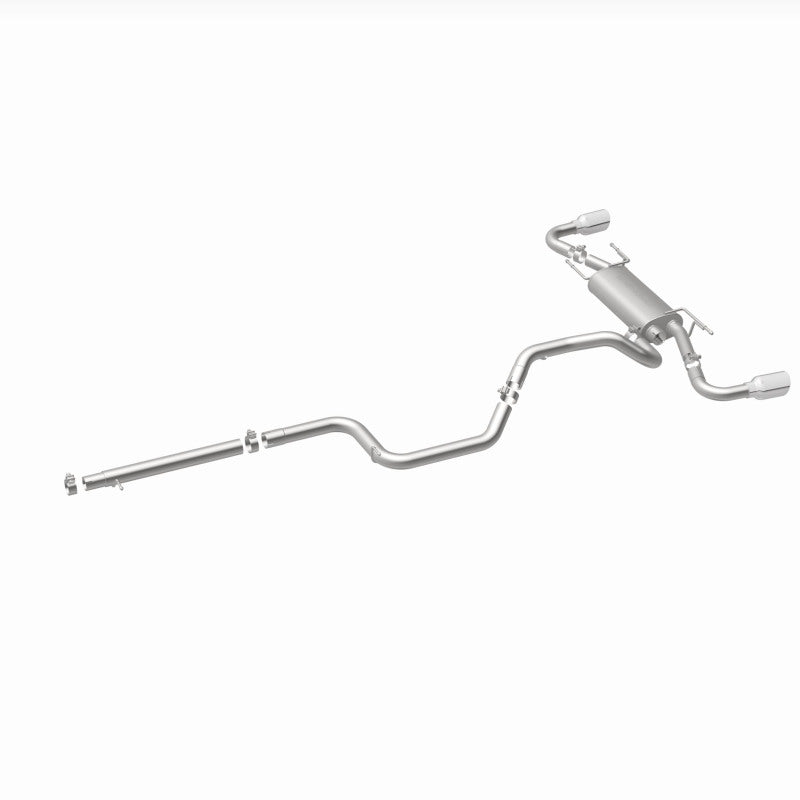 Magnaflow 15146 FITS: MagnaFlow 10-12 Mazda 3 L4 2.5L Hatchback Split Rear Exit Stainless Cat Back Performance Exhaust