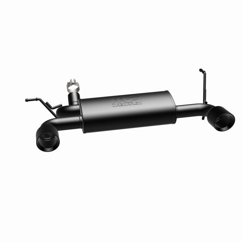 Magnaflow 15160 FITS: MagnaFlow 07-17 Jeep Wrangler JK 3.8/3.6L Dual Split Rear Exit Black Axle-Back Exhaust