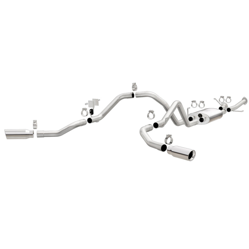 Magnaflow 19232 FITS: MagnaFlow Cat-Back 10-15 Toyota Tundra SC LB / CC SB 4.6L/5.7L V8 SS 2.5 Dual Split Rear 4in Tip