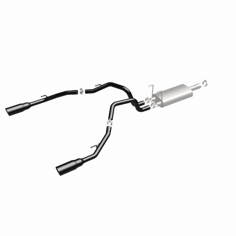 Magnaflow 15363 FITS: 09-15 Dodge Ram 1500 V8 Dual Spilt Rear Exit Black Stainless C/B Perf Exhaust