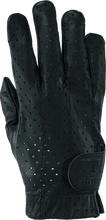 Load image into Gallery viewer, Kuryakyn By River Road Tucson Leather Perforated Gloves Black - Large