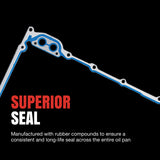 Fel-Pro 07-11 Wrangler Engine Oil Pan Gasket Set - PermaDry Molded Rubber Oil Pan SnapUps Included