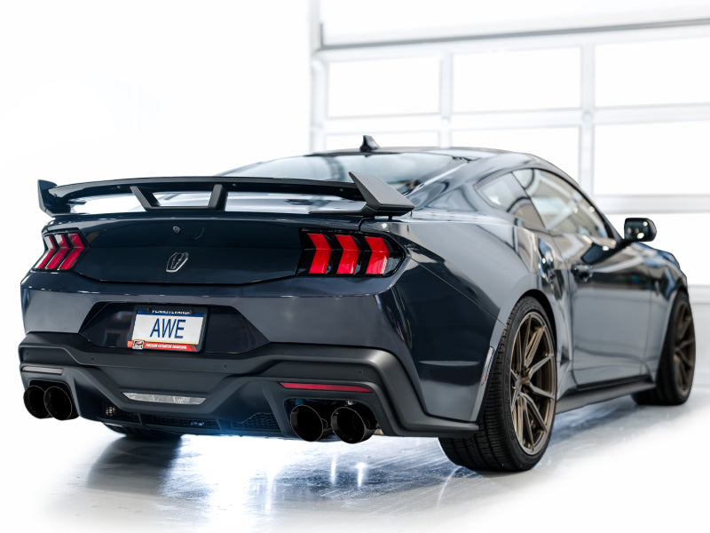 AWE Tuning 3025-43375 FITS AWE 2024 Ford Mustang Dark Horse S650 RWD SwitchPath Catback Exhaust w/ Quad Diamond Black Tips