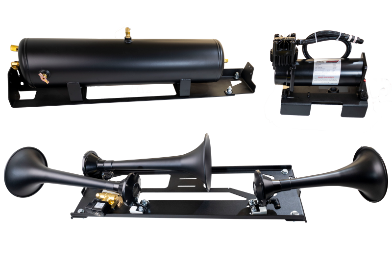 Kleinn Air Horns FSD23-734 FITS Kleinn 23-24 Ford F-250/ F-350/ F-450 Onboard Air System w/ Model 730 Horns