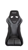 Recaro RS-G Motorsport Seat - Black Kamui/Silver Glass Mesh (4/5/6 Point Belt)