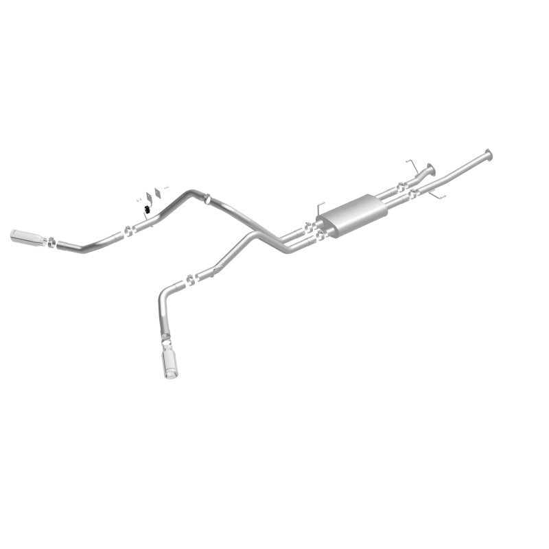 Magnaflow 19232 FITS: MagnaFlow Cat-Back 10-15 Toyota Tundra SC LB / CC SB 4.6L/5.7L V8 SS 2.5 Dual Split Rear 4in Tip