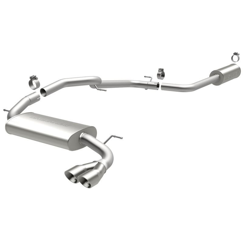 Magnaflow 15072 FITS: MagnaFlow 12 Ford Focus L4 2.0L HB Single Straight P/S Rear Exit Stainless Cat Back Perf Exhaust