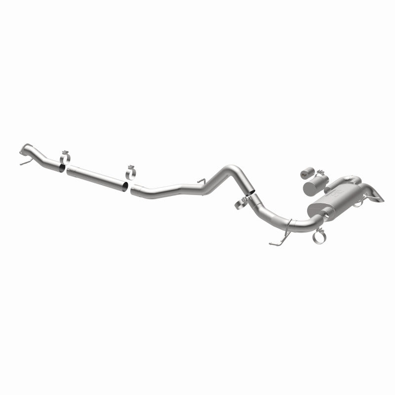 Magnaflow 19559 FITS: MagnaFlow 2021 Ford Bronco Overland Series Cat-Back Exhaust w/ Single Straight Driver Exit- No Tip