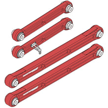 Load image into Gallery viewer, Camburg Toyota Tundra 2WD/4WD 22-23 KINETIK Series Rear Billet Trailing Arm Kit (Red)