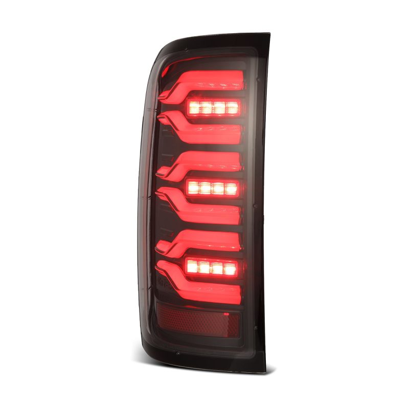 AlphaRex 620040 FITS 14-18 Chevy Silverado 1500 Luxx-Series LED Tail Lights Alpha-Black w/Activ Light/Seq Signal