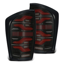 Load image into Gallery viewer, AlphaRex 680000 FITS 16-21 Toyota Tacoma LUXX LED Taillights Blk/Red w/Activ Light/Seq Signal