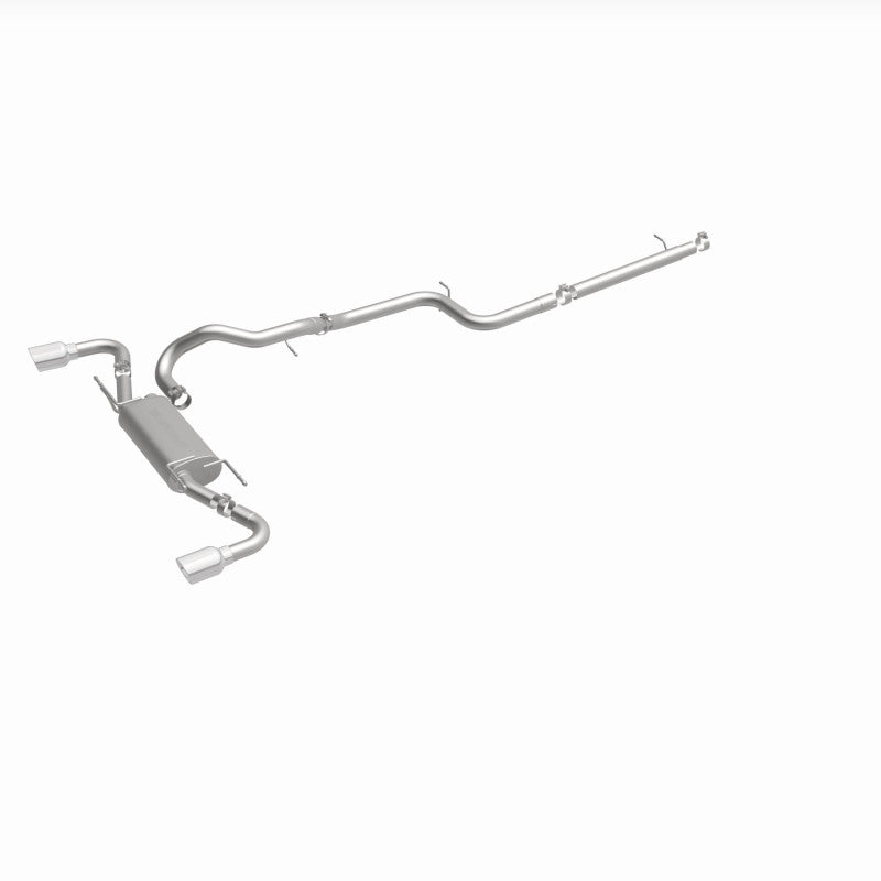 Magnaflow 15146 FITS: MagnaFlow 10-12 Mazda 3 L4 2.5L Hatchback Split Rear Exit Stainless Cat Back Performance Exhaust