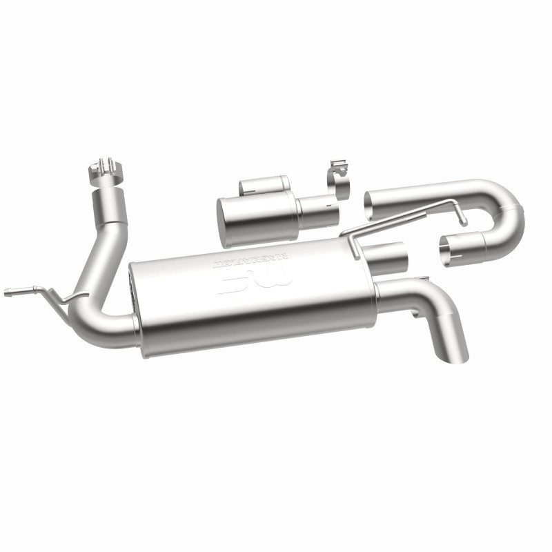 Magnaflow 19668 FITS: MagnaFlow 07-18 Jeep Wrangler JK Overland Series Axle-Back Exhaust System