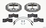 Wilwood 140-10789 FITS D8-4 Front Caliper Kit Clear Corvette C2 / C3 65-82
