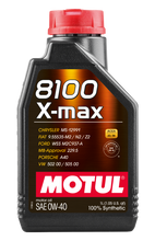 Load image into Gallery viewer, Motul 104531 FITS 1L Synthetic Engine Oil 8100 0W40 X-MAXPorsche A40