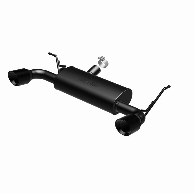 Magnaflow 15160 FITS: MagnaFlow 07-17 Jeep Wrangler JK 3.8/3.6L Dual Split Rear Exit Black Axle-Back Exhaust