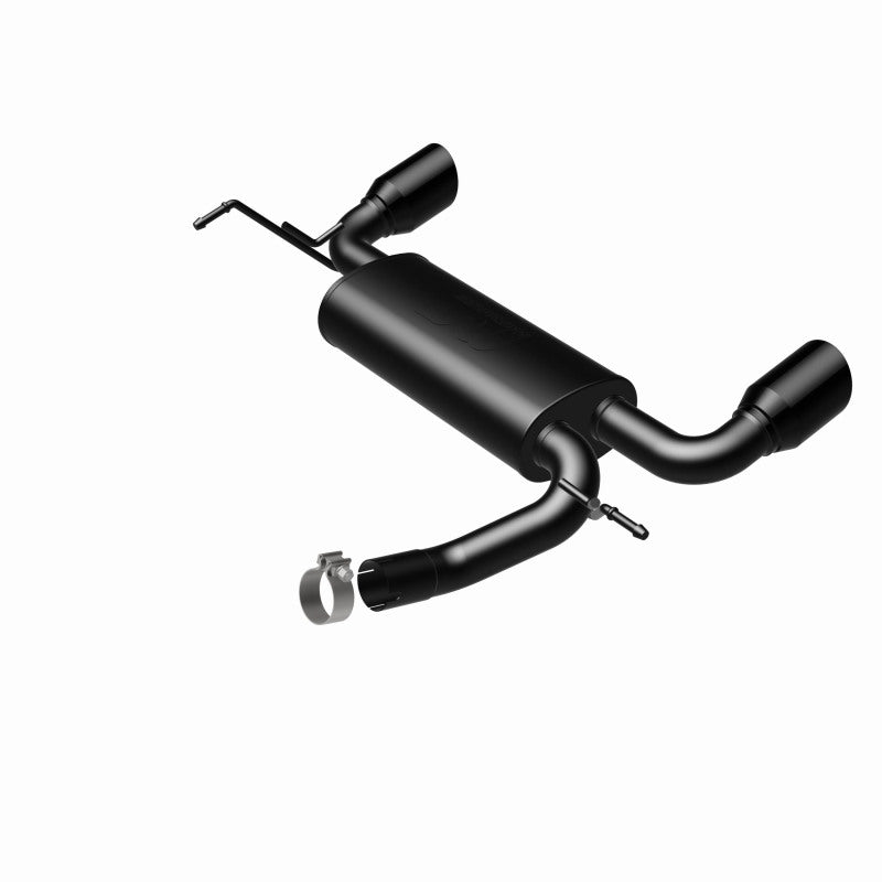 Magnaflow 15160 FITS: MagnaFlow 07-17 Jeep Wrangler JK 3.8/3.6L Dual Split Rear Exit Black Axle-Back Exhaust