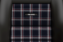 Load image into Gallery viewer, Recaro 087.00.0B28-01 - Classic Pole Position ABE SeatBlack Leather/Classic Checkered Fabric