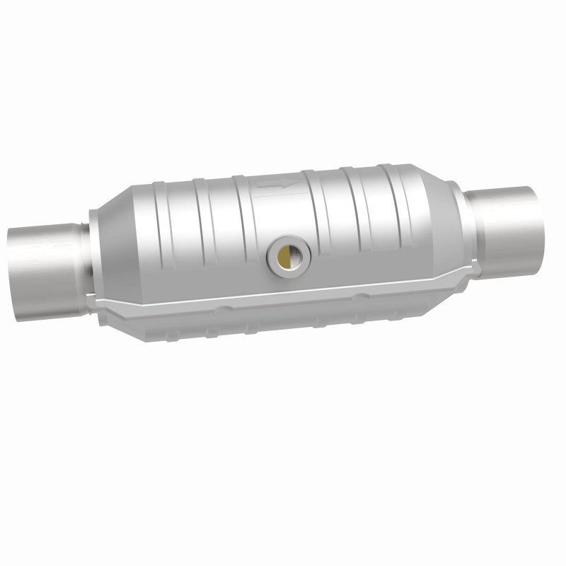 Magnaflow 51356 FITS MagnaFlow Conv Univ 2.5in Inlet/Outlet Center/Center Round 11in Body L x 5.125in W x 15in Overall L
