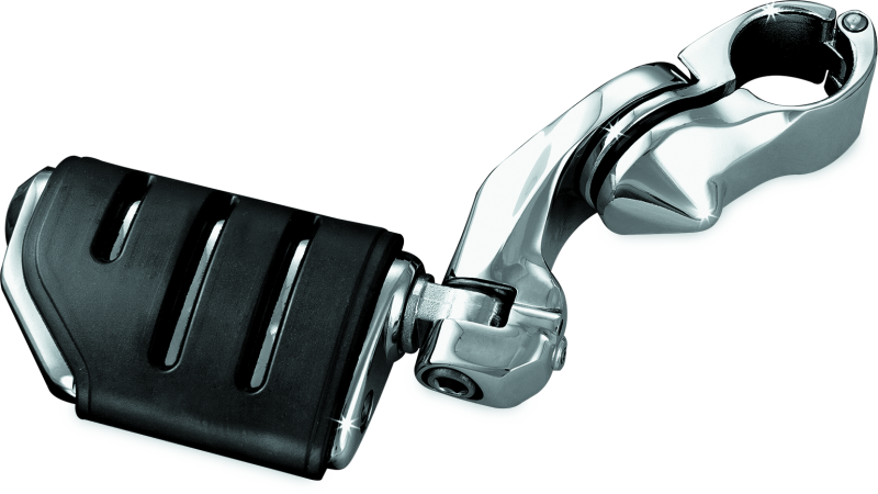 Kuryakyn Tourtech Trident Dually 4in Back Arm With 1-1/4in Clamps Chrome