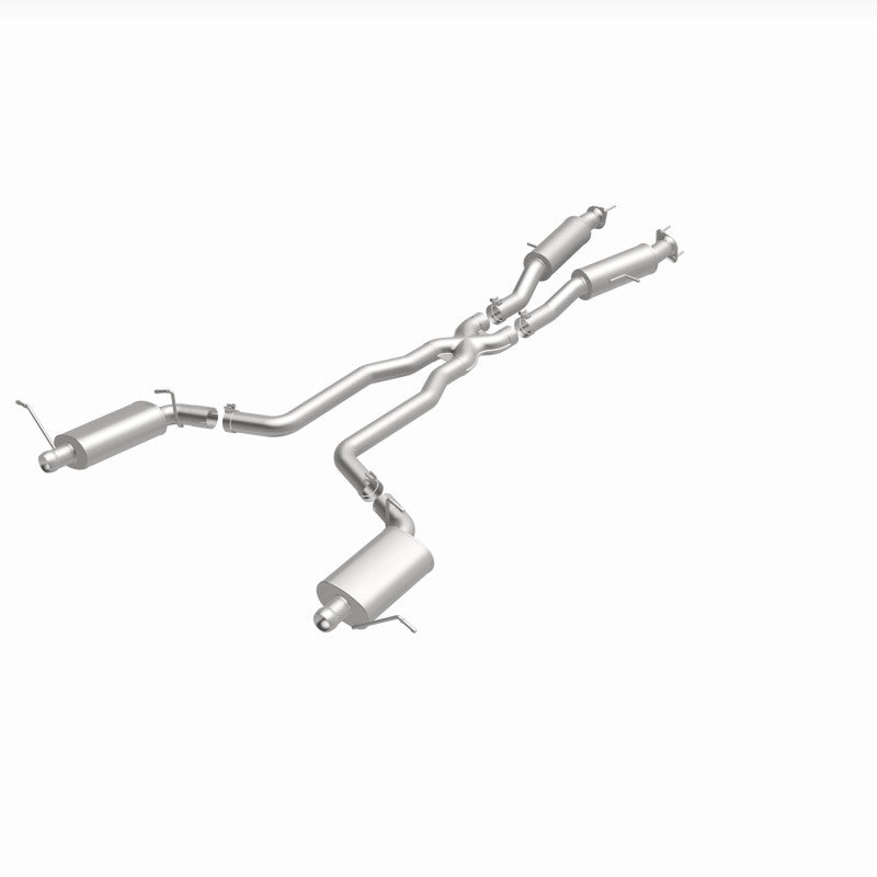 Magnaflow 15064 FITS: MagnaFlow 12 Jeep Grand Cherokee V8 6.4L Dual Split Rear Exit Stainless Cat Back Performance Exhaust