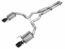 Load image into Gallery viewer, AWE Tuning 3015-33650 FITS AWE 2024 Ford Mustang GT Fastback S650 RWD Touring Catback Exhaust w/ Dual Diamond Black Tips