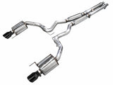 AWE Tuning 3015-33650 FITS AWE 2024 Ford Mustang GT Fastback S650 RWD Touring Catback Exhaust w/ Dual Diamond Black Tips