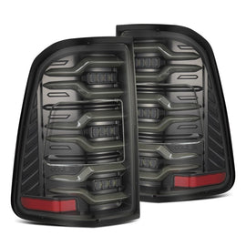 AlphaRex 640030 FITS 19-21 Dodge Ram 1500 Luxx-Series LED Tail Lights Alpha-Black w/Activ Light/Seq Signal
